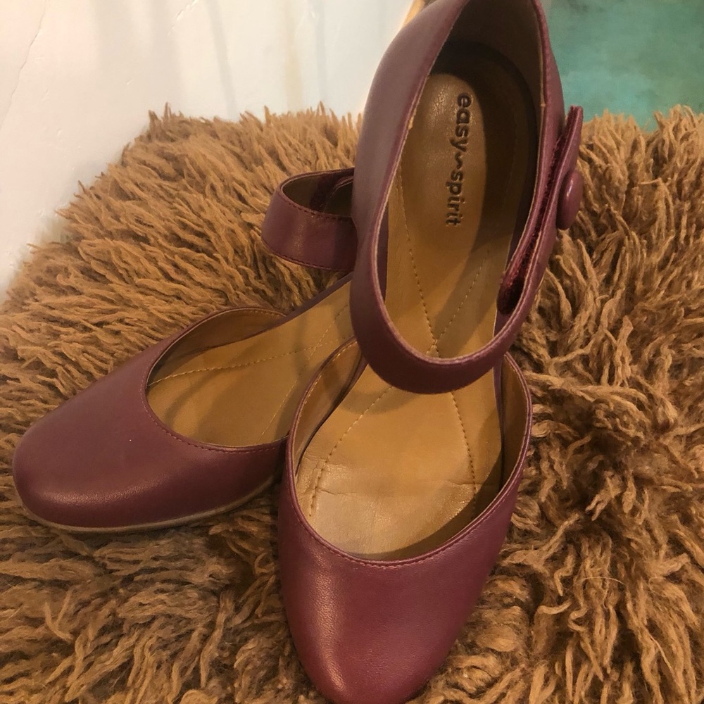 Mary Jane Wedge - Mauve